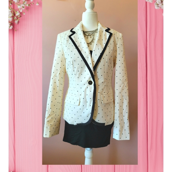 Merona Jackets & Blazers - Sale🔥📢 Polka dot blazer jacket
